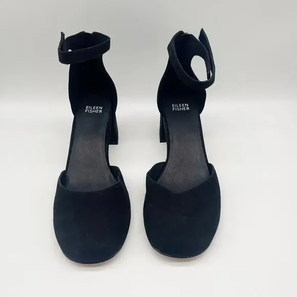 Eileen Fisher Womens's Dota Black Pump Size 8.5